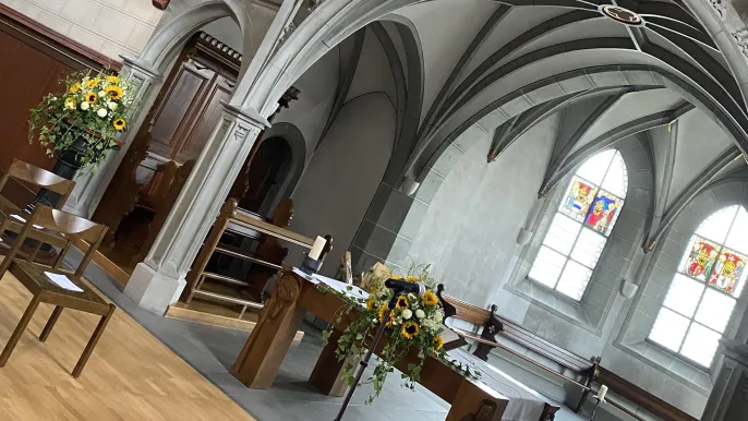 Chor Evang Kirche Rheineck (Foto: Gina Oesch)