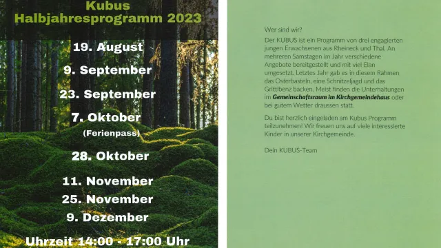 KUBUS 2023 August - Dezember (Foto: Lorenz Naeff)